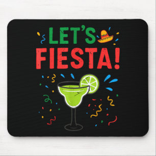 Margarita cinco mayo let fiesta funny drinking mouse mat