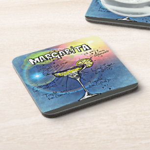 Margarita Cocktail (#9 of 12 Drink Recipe Sets) Coaster