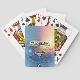 Margarita Cocktail (#9 of 12 Drink Recipe Sets) Playing Cards
