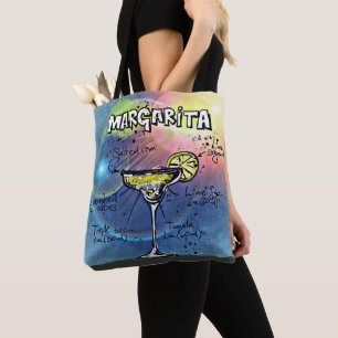 Margarita Cocktail (#9 of 12 Drink Recipe Sets)    Tote Bag