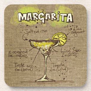 Margarita Cocktail Drink Coaster