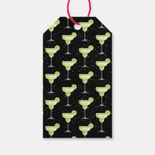 Margarita Cocktail Pattern Gift Tags