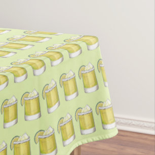 Margarita Cocktail Print Cinco de Mayo Mixed Drink Tablecloth