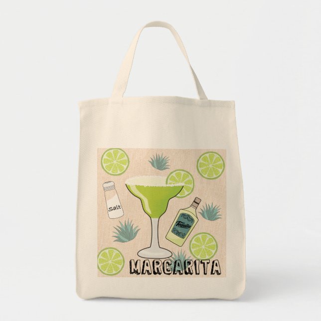 Margarita Cocktail Tote Bag (Front)