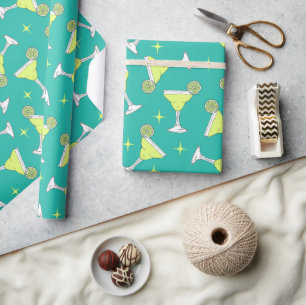 Margarita Cocktails Patterned Wrapping Paper