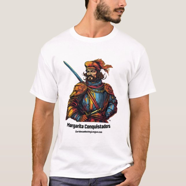 Margarita Conquistadors of the CaribbeanHockey T-Shirt (Front)