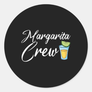Margarita Crew Mexican Cinco De Mayo Classic Round Sticker
