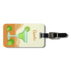 Margarita custom text luggage tag