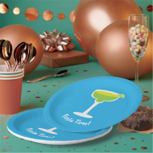 Margarita, Customized Text Paper Plate