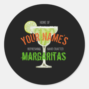Margarita D T Shirt  Classic Round Sticker