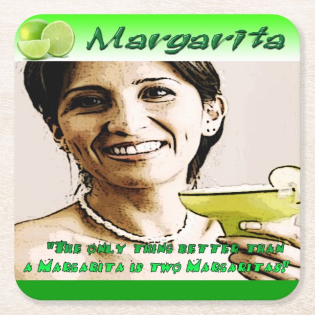 Margarita Drink Coaster (Front)