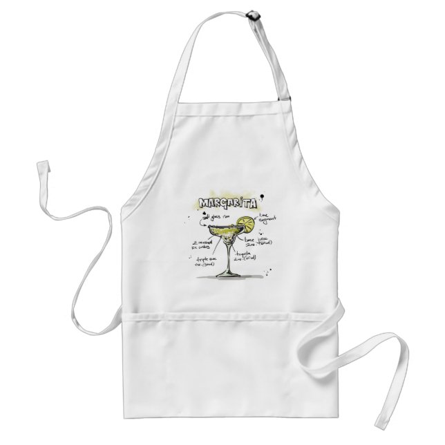 Margarita Drink Recipe Design Standard Apron (Front)