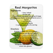Margarita Drink Recipe Magnet