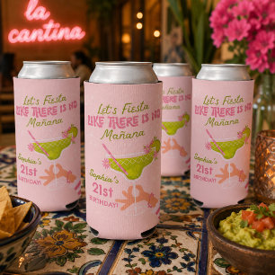 Margarita Fiesta Adult Birthday Party Can Coolers