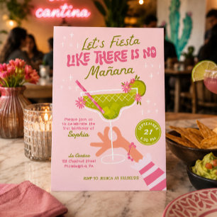 Margarita Fiesta Adult Birthday Party Invitation