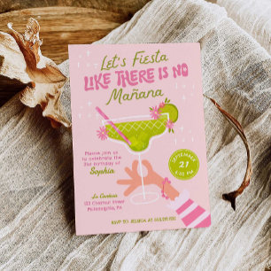 Margarita Fiesta Adult Birthday Party Invitation