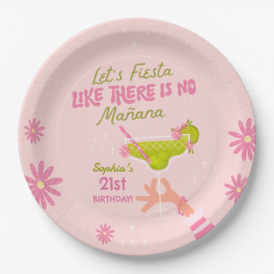 Margarita Fiesta Adult Birthday Party Paper Plates