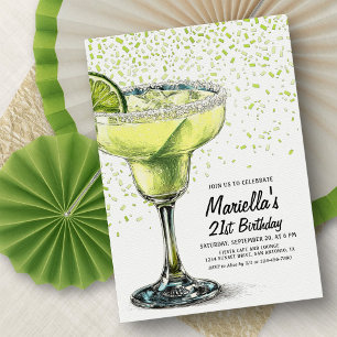 Margarita Fiesta Birthday Invitation