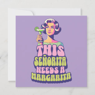 Margarita Fiesta Cocktail Party Celebration Invitation