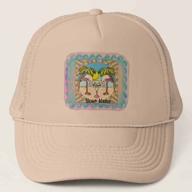Margarita Flamingo  hat (Front)