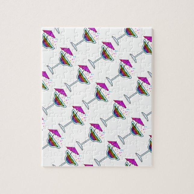 MARGARITA GLASS JIGSAW PUZZLE (Vertical)