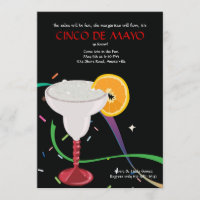 Margarita Glass Party Invitation