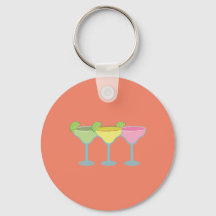 Margarita Glasses Keychain