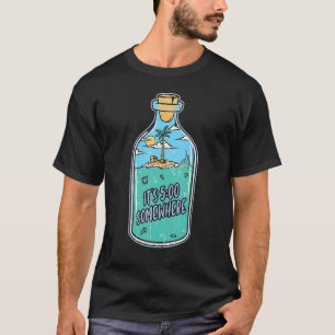 Margarita Gnome It s 5 o clock somewhere Palm Tree T-Shirt