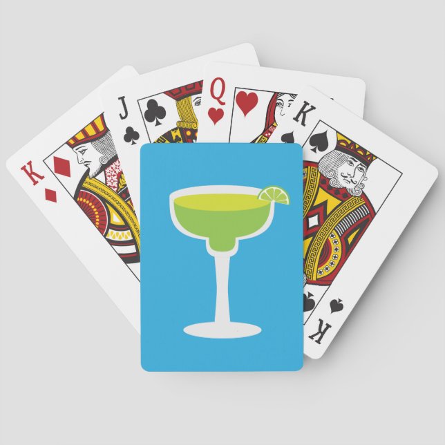 Margarita, Green Playing Cards (Back)