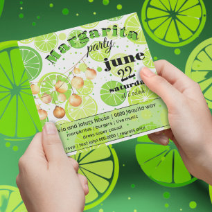 Margarita House Summer Party Customisable Invitation