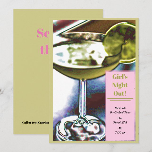 Margarita Invitation (Front/Back)