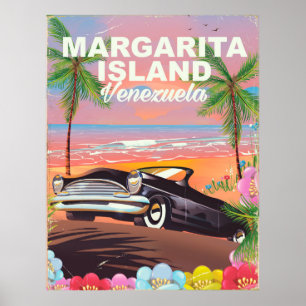 Margarita Island - Venezuela travel poster