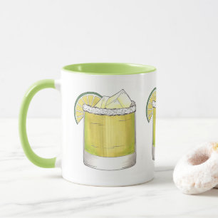 Margarita Lime Cocktail Mixologist Drinking Cheers Mug