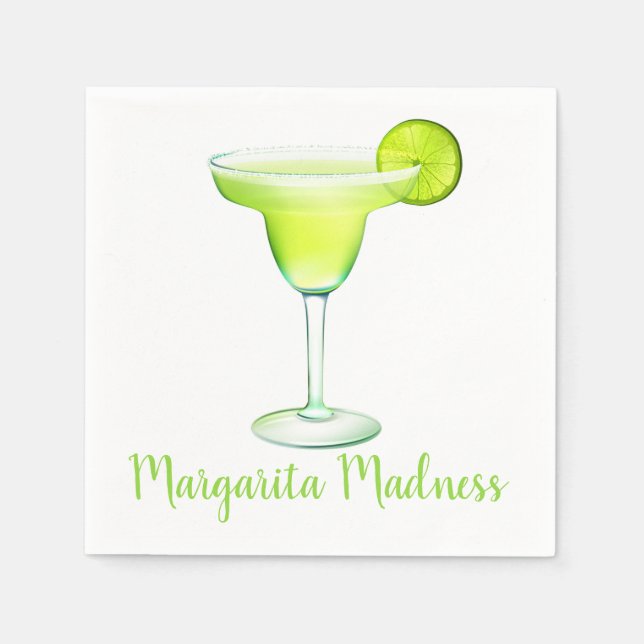 Margarita Madness Napkin (Front)