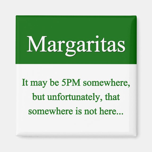 Margarita Magnet (Front)