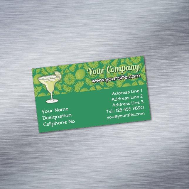 Margarita Magnetic Business Card (In Situ)