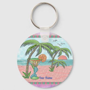 Margarita Mermaid Key Ring