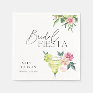 Margarita Mexican Fiesta Bridal Shower Napkin