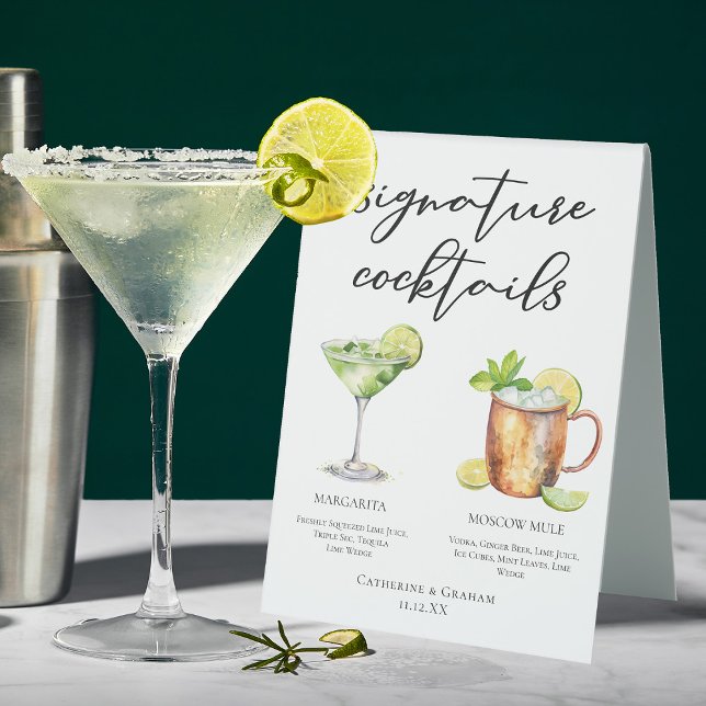 Margarita Moscow Mule Signature Cocktails Menu (Creator Uploaded)