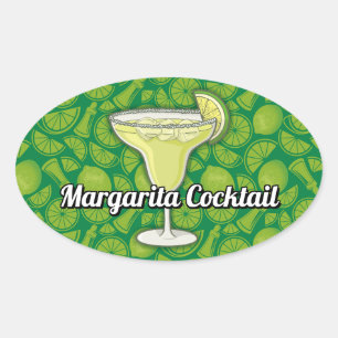 Margarita Oval Sticker