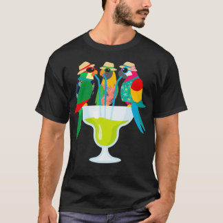 Margarita Parrots Funny Drinking Mum Halloween T-Shirt