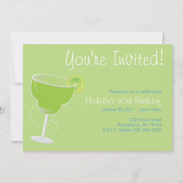 Margarita Party Invitation (Front)