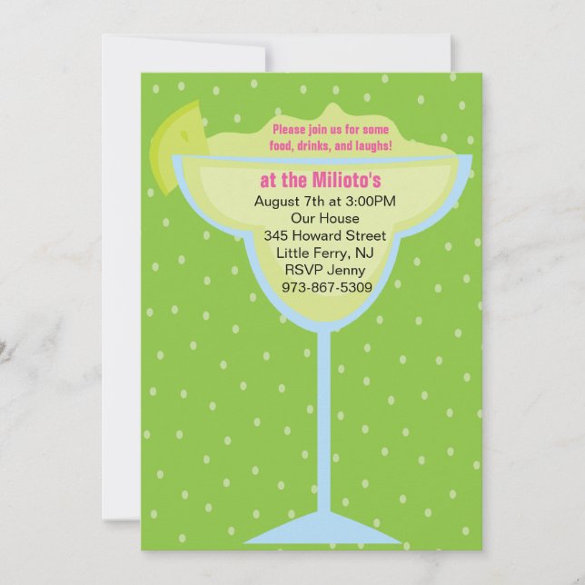 Margarita Party Invitation (Front)