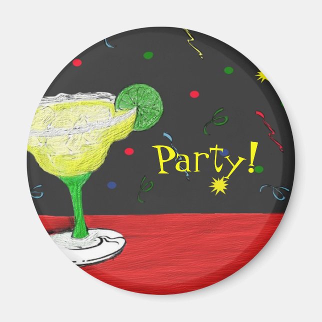 Margarita Party! Magnet (Front)