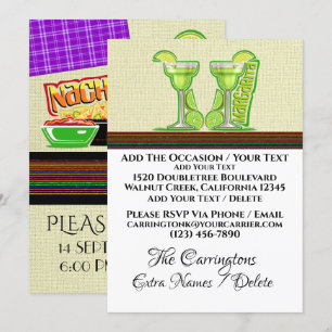 Margarita Party - See Reverse - Invitation
