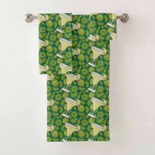 Margarita Pattern Bath Towel Set