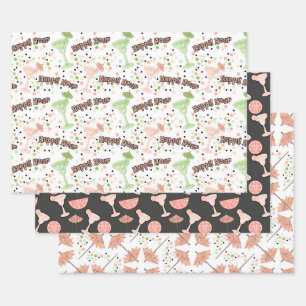 Margarita Pattern Wrapping Paper Sheet