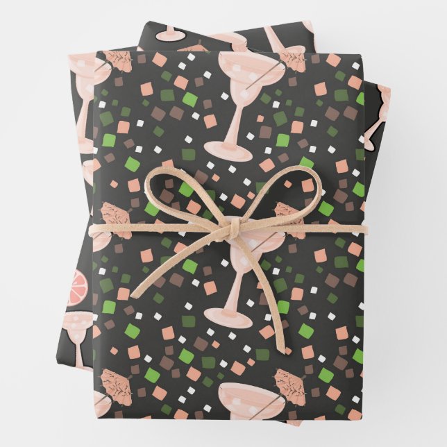 Margarita Pattern  Wrapping Paper Sheet (In situ)