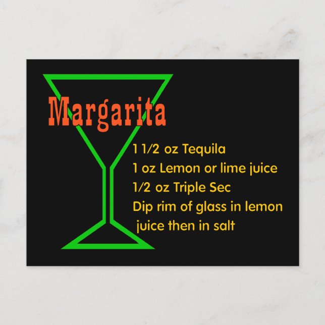 Margarita Postcard (Front)