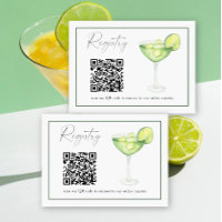 Margarita QR code bridal shower registry 